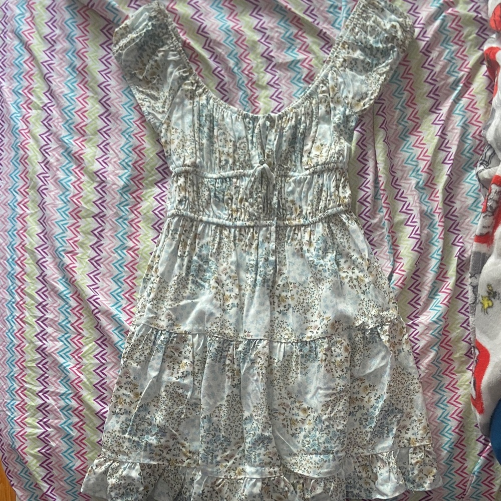 Aeropostale Blue Floral Dress